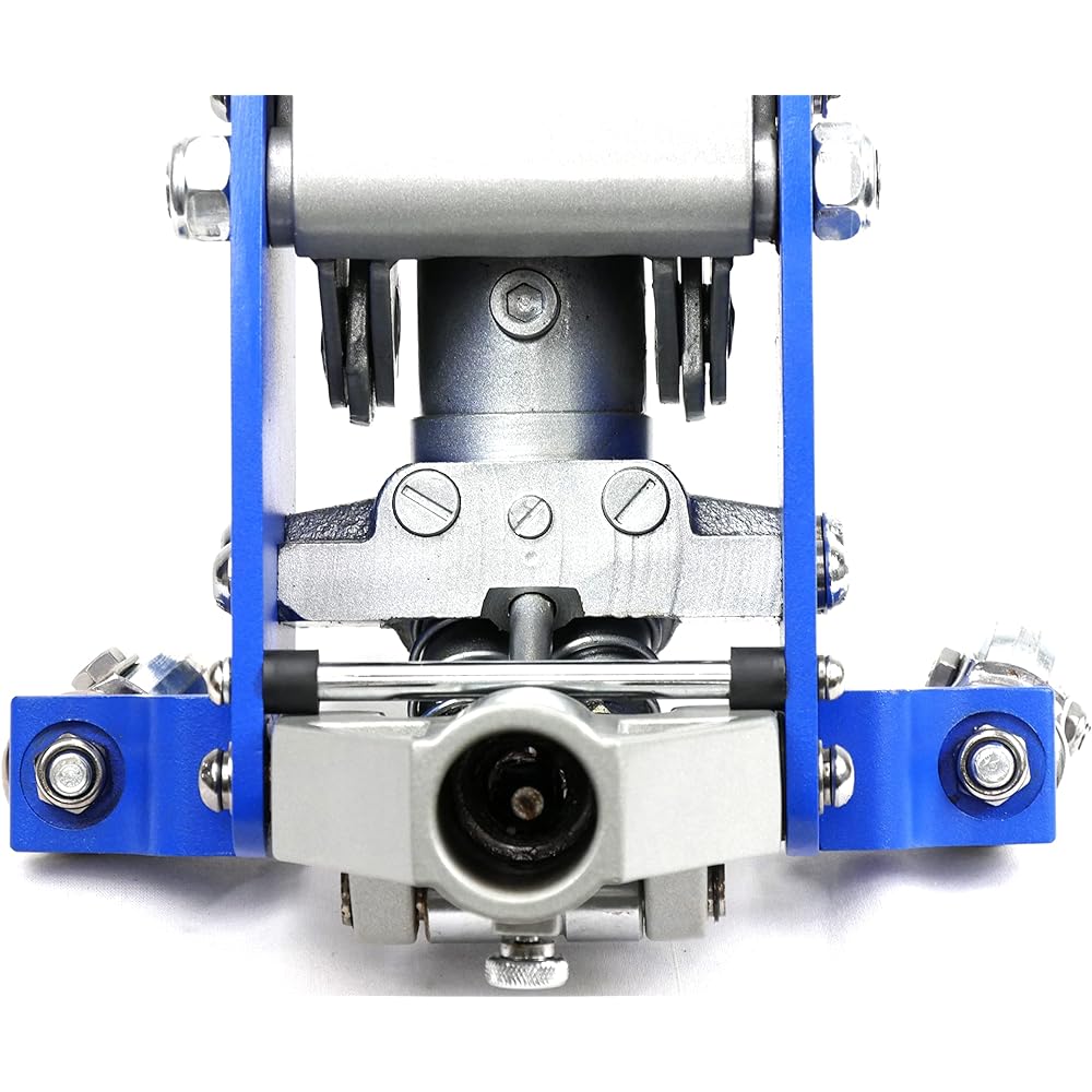 Emerson Car Hydraulic Floor Jack Hybrid Double Piston Jack 1.5t EM-203B Lowdown Minimum 80mm/Maximum 355mm Light to Regular Cars/Lowdown Vehicles EMERSON Blue