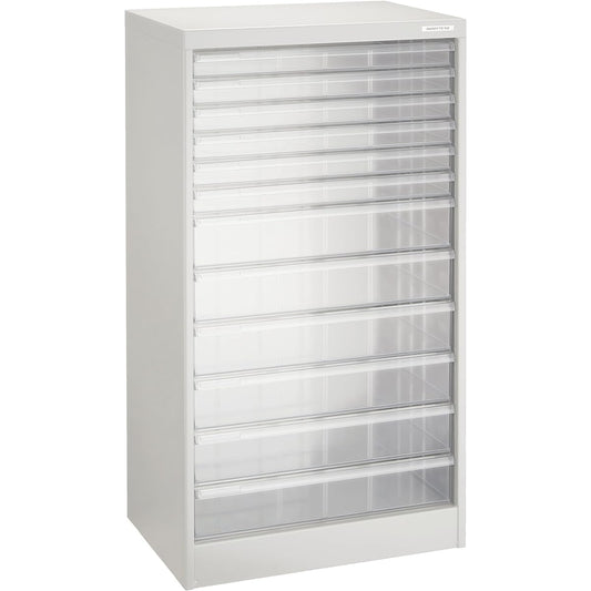 Nakabayashi Avante V2 Floor Case A3 Shallow 6 Tiers/Deep 6 Tiers A3F-12 White