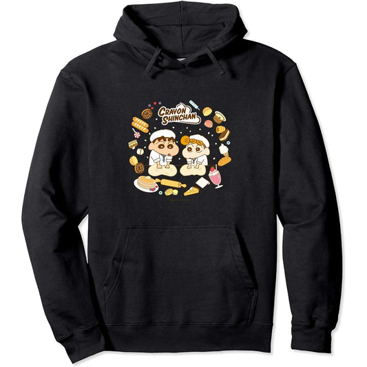 Crayon Shin-chan Sunflower and Bread Making Dessert Time Parka