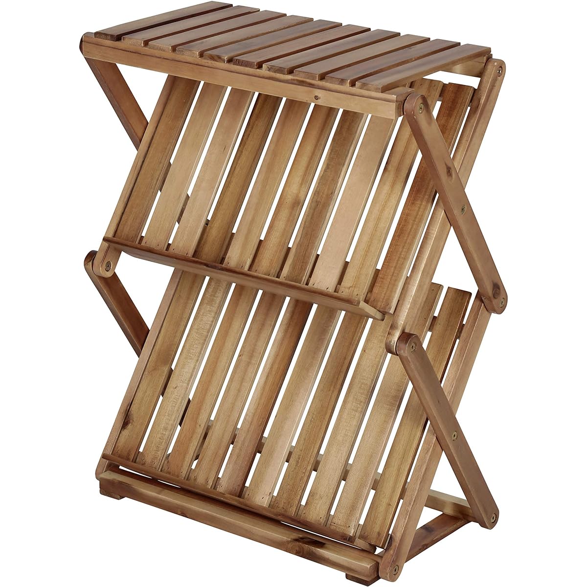 CAPTAIN STAG Storage Shelf Wooden Rack Shoe Rack Entrance Rack CS Classics