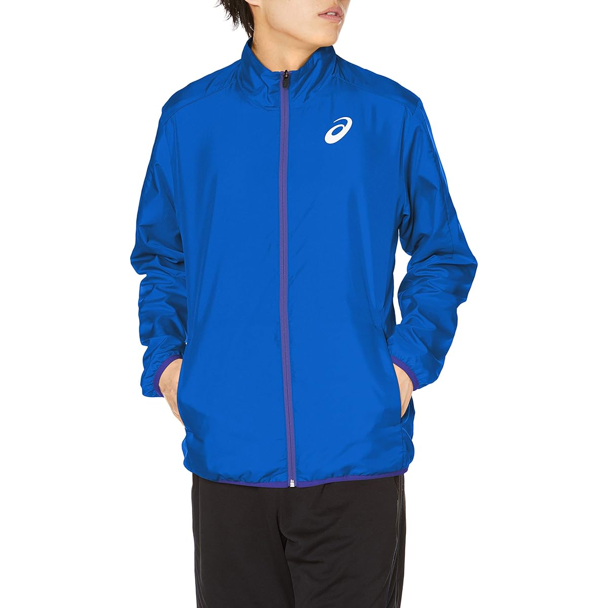 [ASICS] Track and Field Wear Fully Lined Mesh Windbreaker Jacket 2091A165 Men's