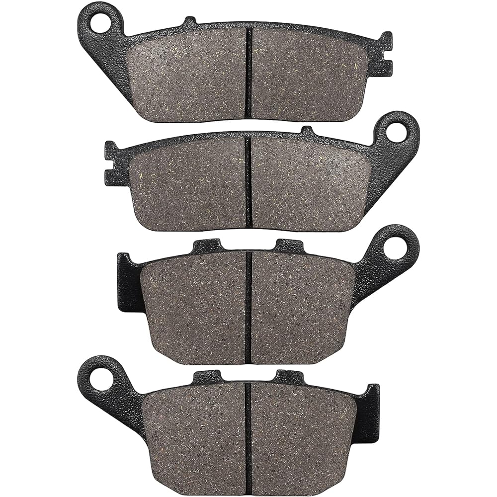 SOLLON Front and Rear Brake Pads for Honda CB500X 2014-2015 CB500F 2013-2020 VTR250 1998-2010 CMX500 Rebel 2018-2020 CTX700 2014-2019 NC700X NC700S 2012-2013