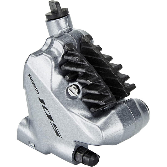 SHIMANO BR-R7070 Rear Resin Pad (L02A) with Fin Flat Mount Hydraulic No Mount Bracket Hydraulic Brake for Disc IBRR7070RDRFS Silver