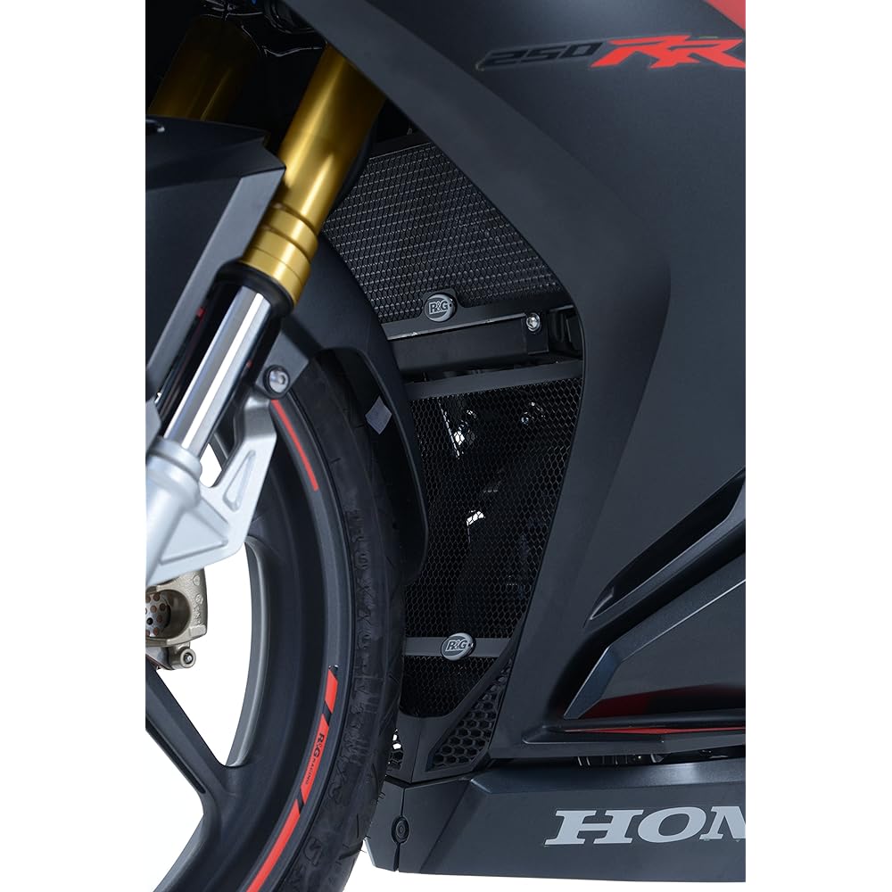 R&G Downpipe Grill Guard Black CBR250RR(17-) RG-DG0024BK