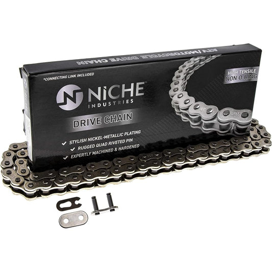 NICHE 520 Drive chain 120 Link Standard Non O Ring Connection Master Link