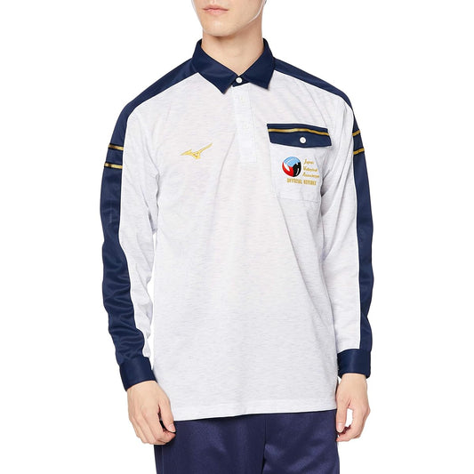 [Mizuno] Volleyball Wear Referee Shirt Long Sleeve V2JC0061