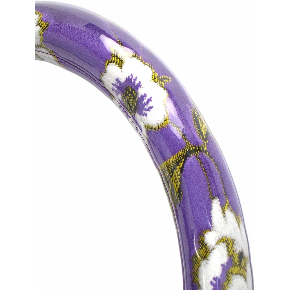 Steering Wheel Cover Extra Thick LM Button Purple