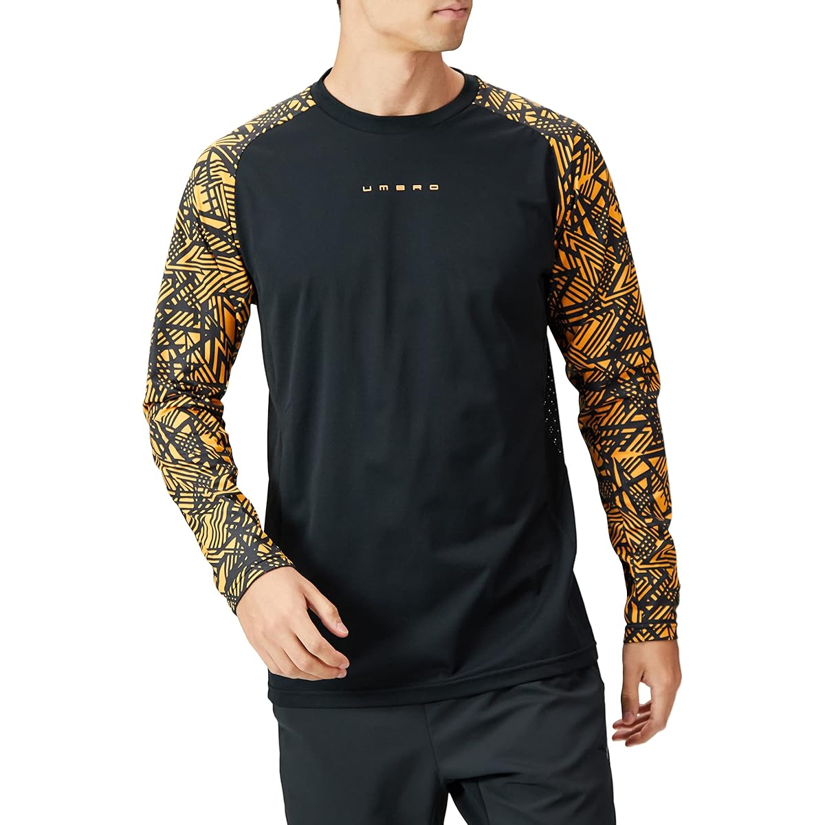 [Umbro] Men's Long Sleeve Shirt Soccer Dry Sweat Absorbent UV Protection Stretch Cooling