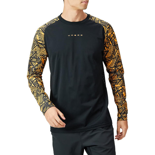 [Umbro] Men's Long Sleeve Shirt Soccer Dry Sweat Absorbent UV Protection Stretch Cooling