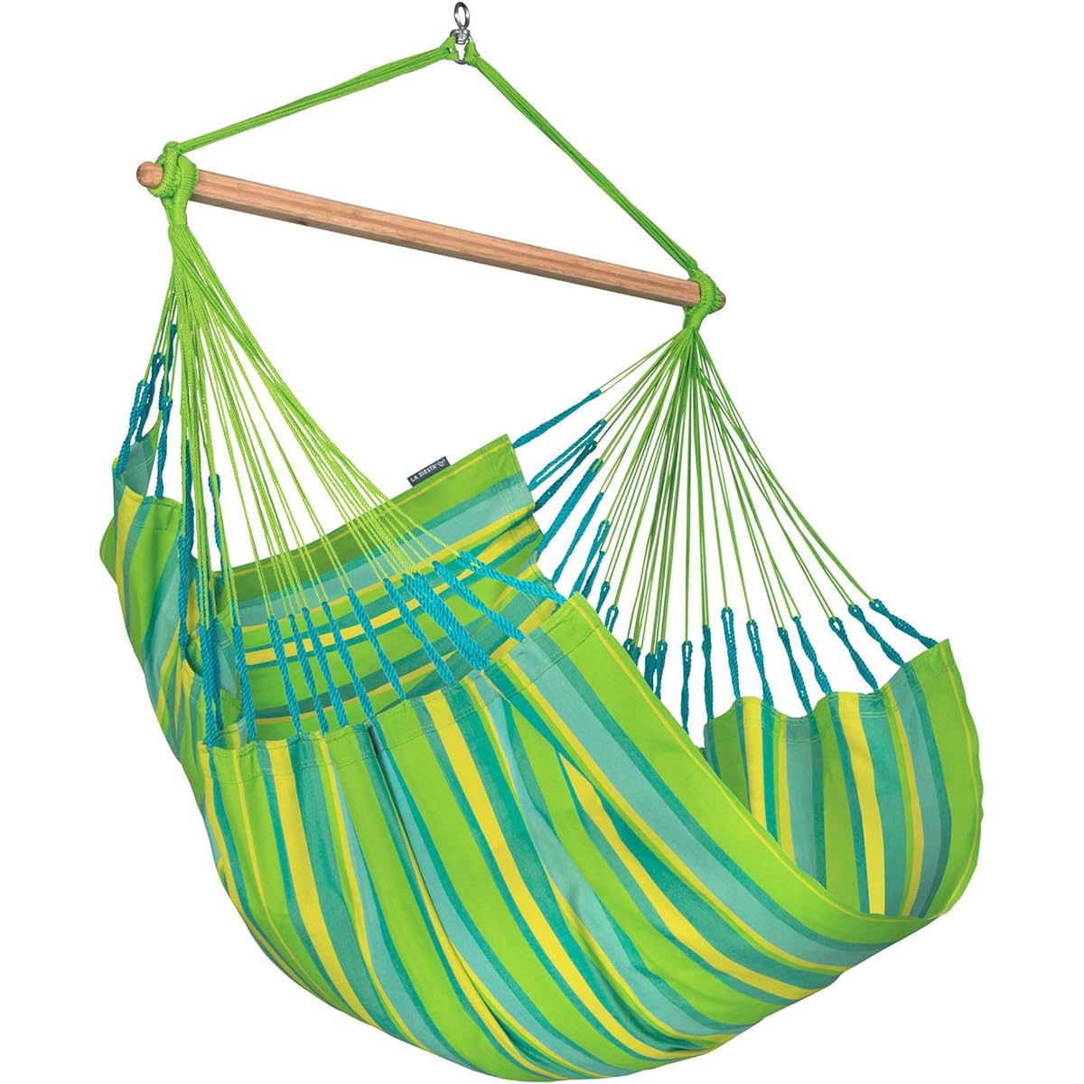 La Siesta Hammock Chair Comfort DOMINGO [Single person] Made by Hamakutex for outdoor use (Lime DOL18-48)
