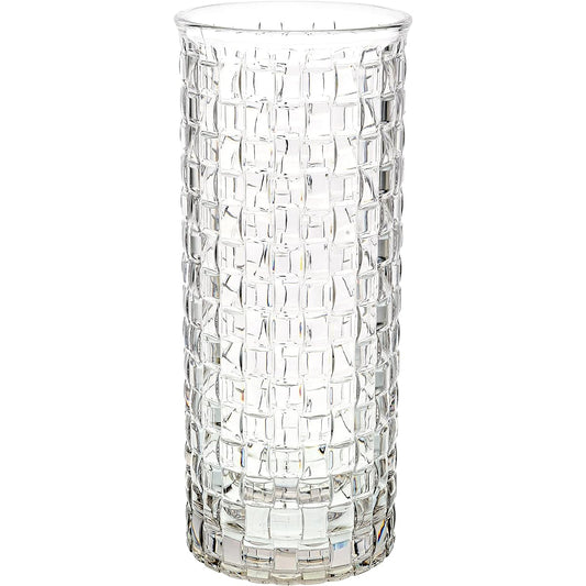 FOYER Unbreakable Vase Flower Base Polycarbonate Stylish Height 30 cm Width 12.5 cm Large 2300151