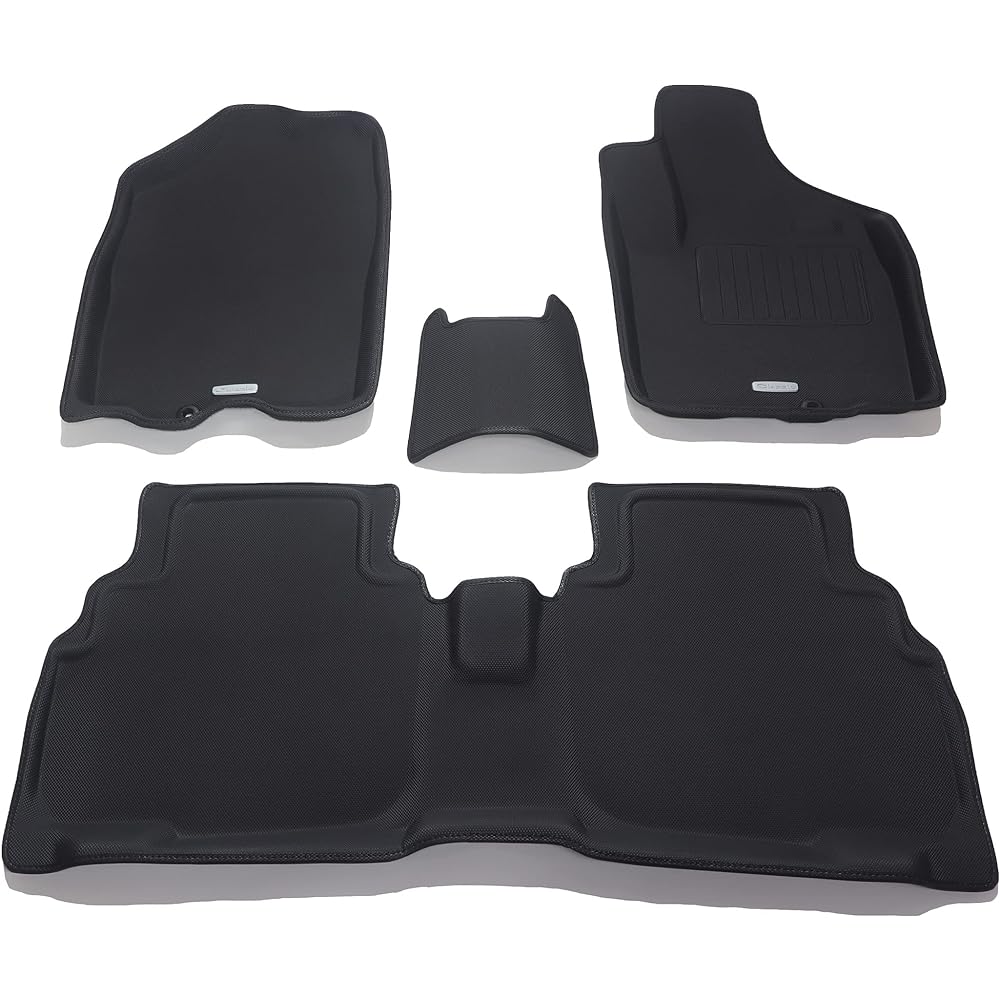 Clazzio Floor Mat 3D Type Set for 1 Hustler/Flare Crossover R2(2020)/2~ NEW Rubber Type Black ES-6065 [5EESB6065K]