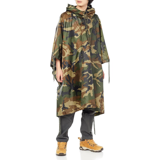 [Fstyle] Poncho Military Poncho with Dog Tag F-SD020603