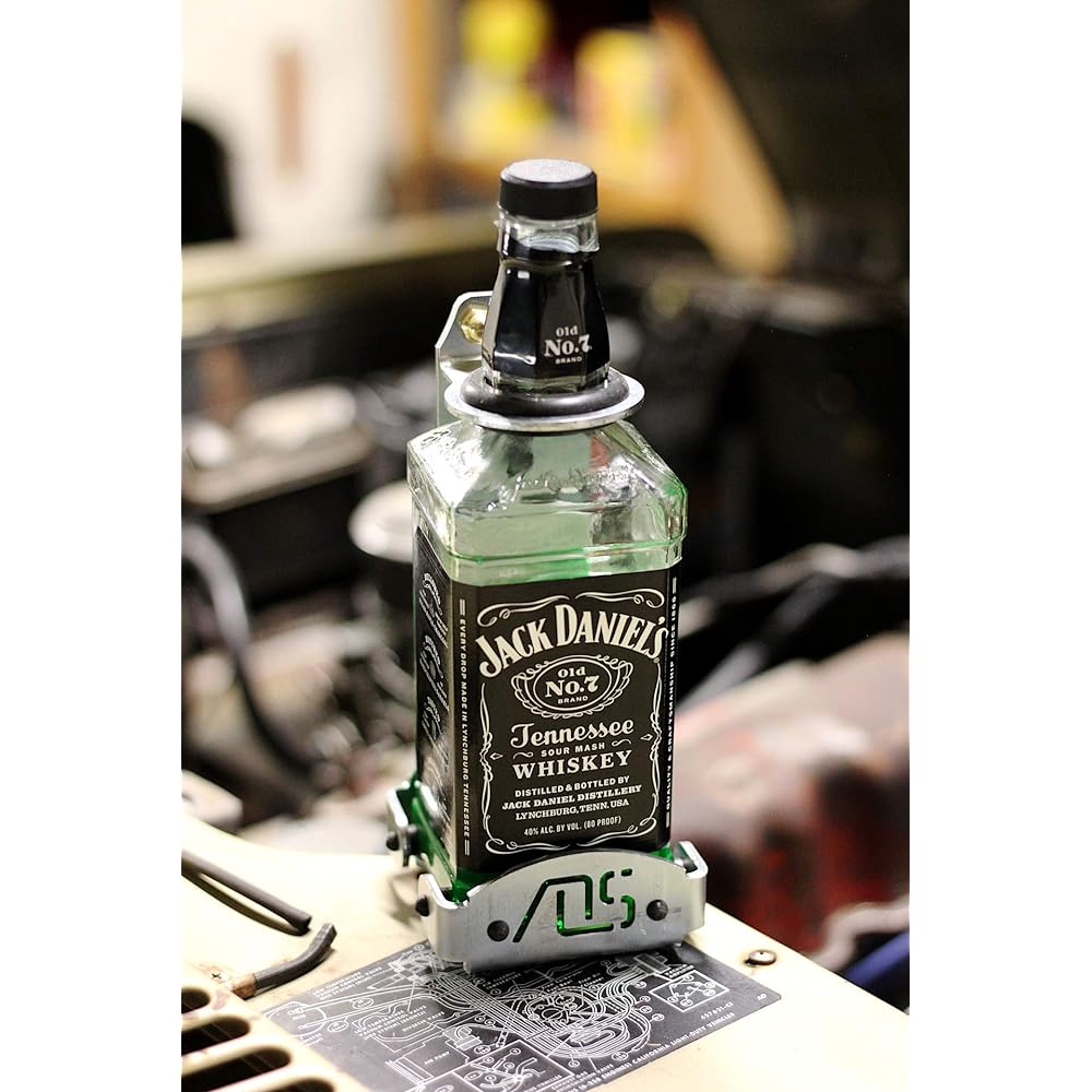 JD Coolant Catch -Change Jack Daniel's whiskey into a coolant catch or a radiator (antifreezy) overflow -ideal for project cars, classic cars, hot rods, rod rods, and rock crawlers.