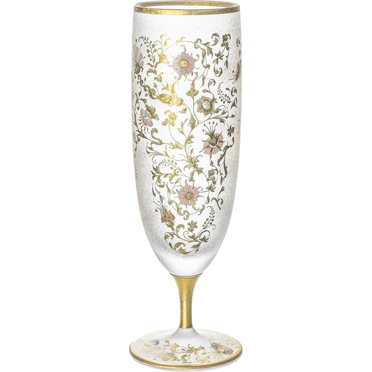 ADERIA El Dorado Arabesque Beer Glass Gold 360ml Made in Japan Cosmetic Box Wedding Father's Day Mother's Day Gift Present Birthday Women Celebration Sixtieth Birthday Men Beer Stylish Pint Craft Pilsner Popularity Ranking Champagne 6523