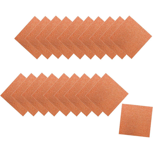 Watanabe Industries Tile Carpet 50 x 50 x 0.6cm Set of 20 Orange PX-3018