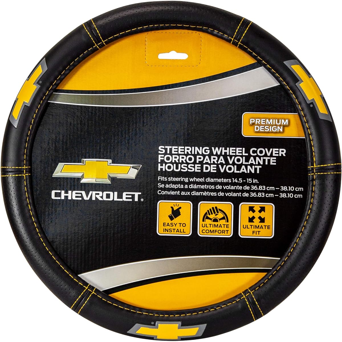 Plasticolor 006693R01 Deluxe High Contrast Stitch Premium Handle Cover Compatible Car Track SUV