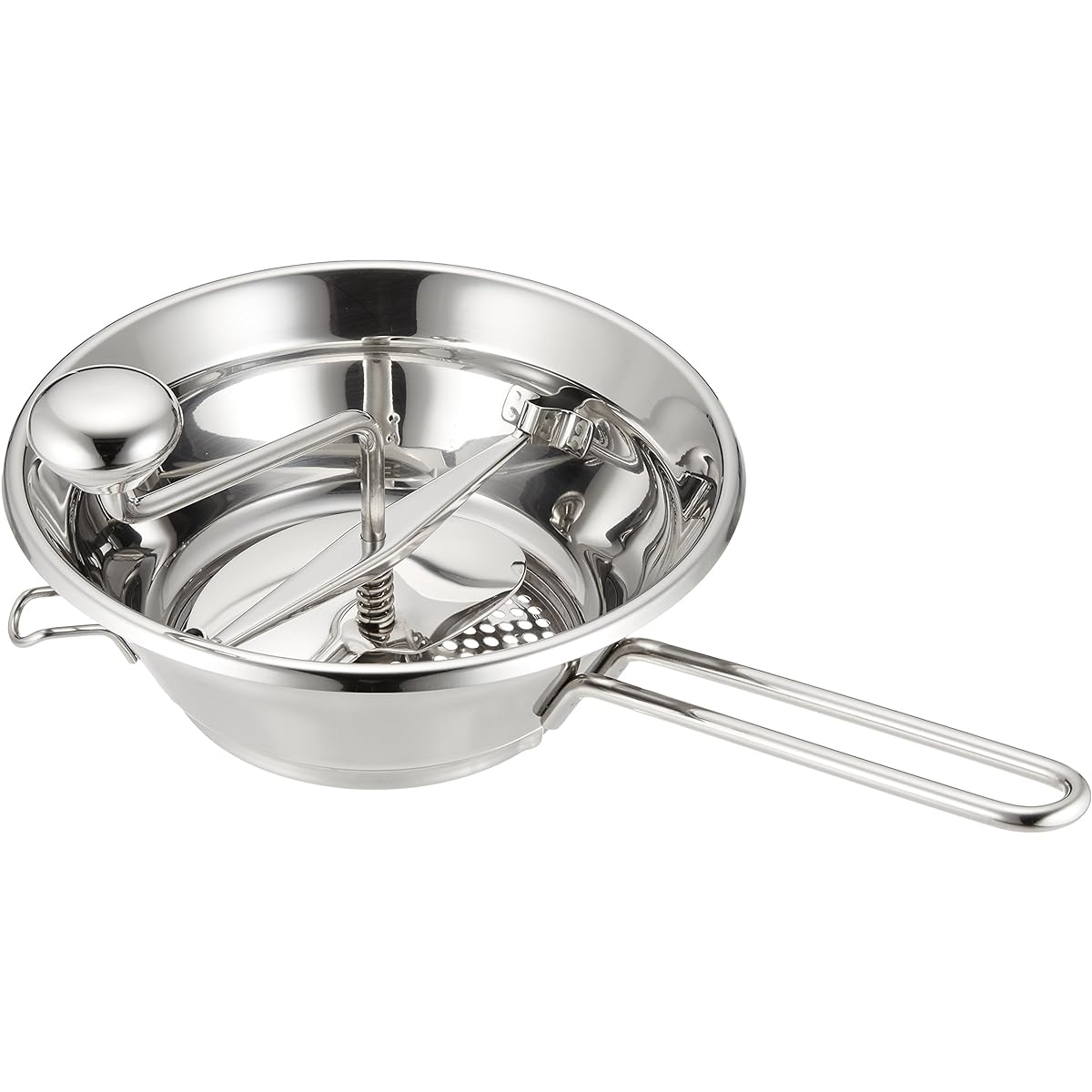 Endo Shoji TKG Strainer Stainless Steel Outer Diameter x Height (mm) 240 (393) x 85 (170) Comes with 3 replacement blades of 1.5, 2.0, 5 mm For straining vegetables (tomatoes, etc.), fruits, etc. Rust-free Made of durable stainless steel and hygienic for