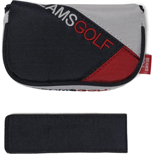 (BEAMS GOLF) BEAMS GOLF/Golf Goods Tricolor Putter Cover (Half Mallet Type) Men's NAVY -