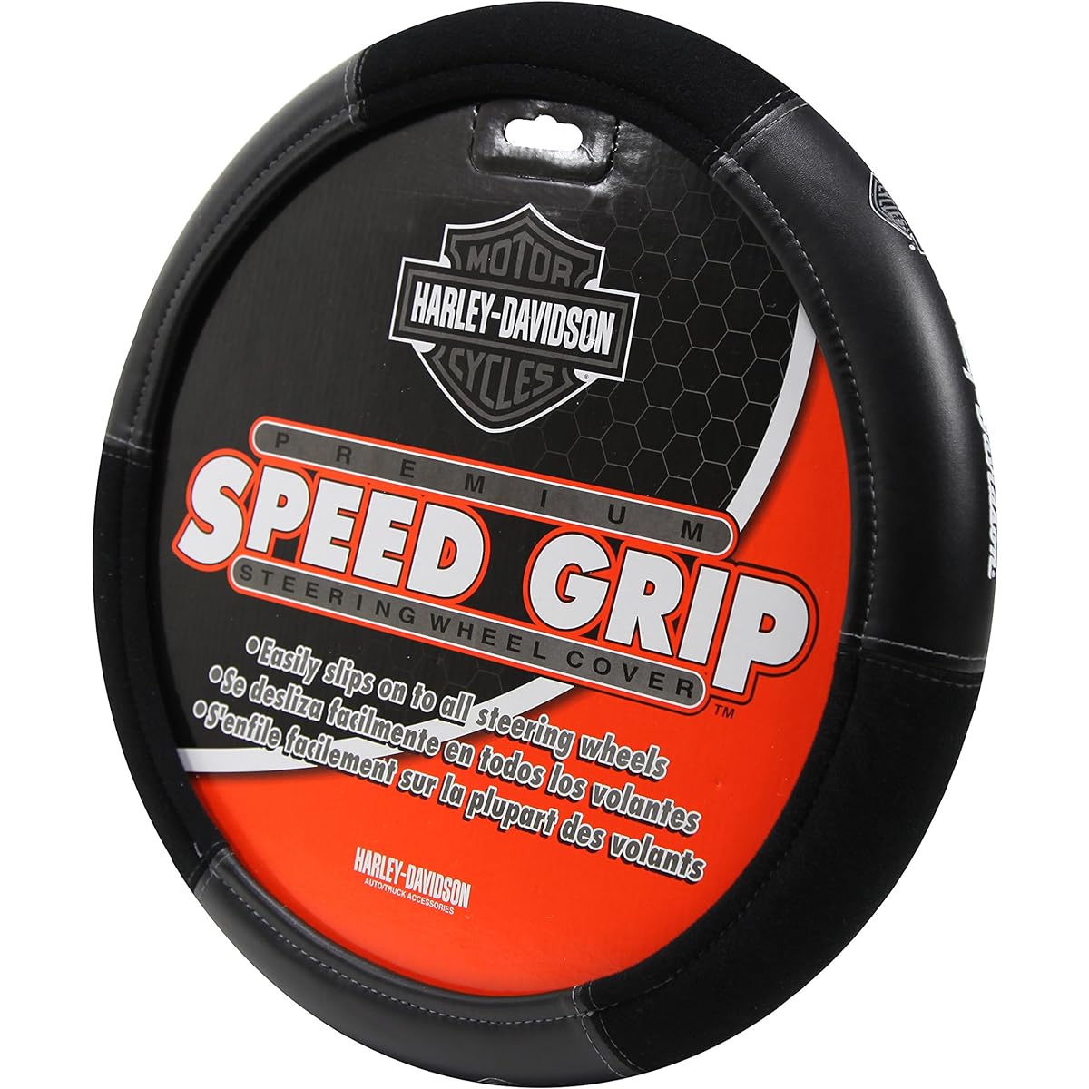 Plasticolor 006450R01 Handle cover black (Harley Speed Grip)