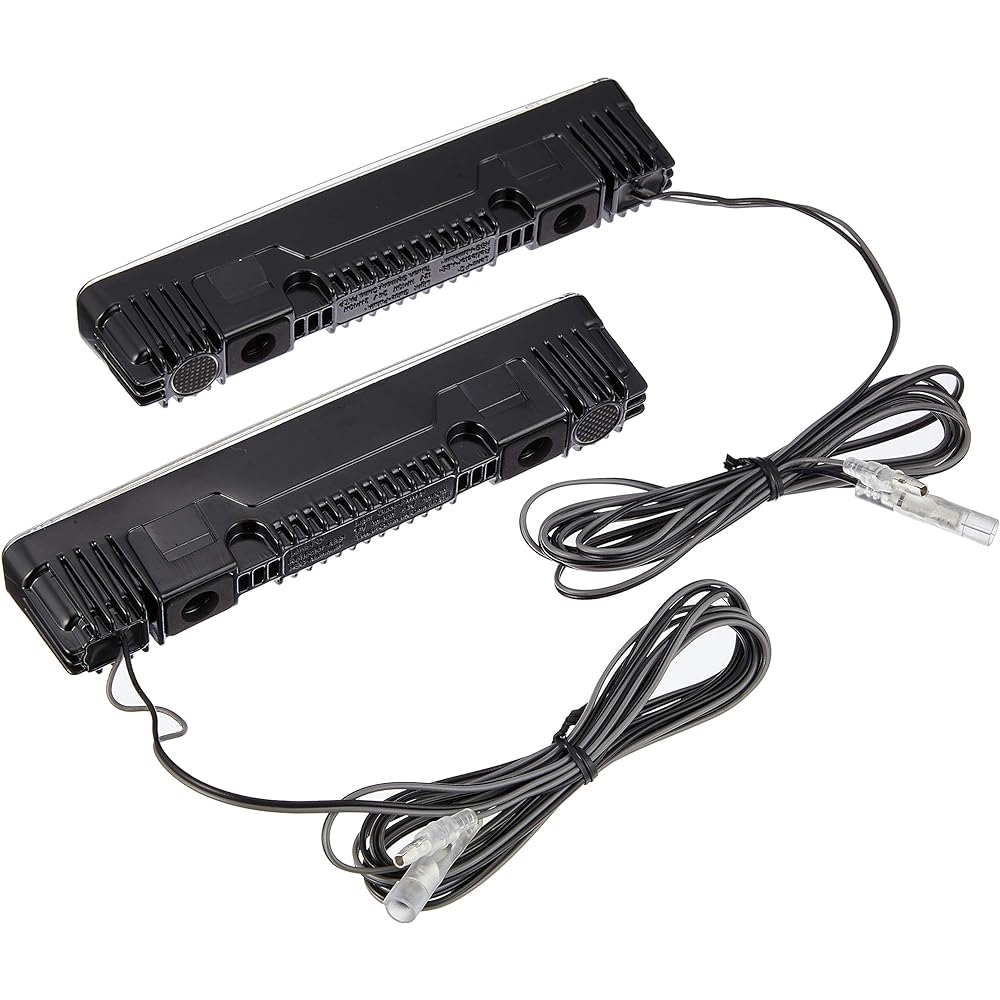 IPF Day Lamp LED for Cars Surface Emission 400cd/100cd 6000K White for 12V 2 Pieces Compatible with Vehicle Inspection Compatible with Domestic and Overseas Modes Ultra Thin Body ML-06