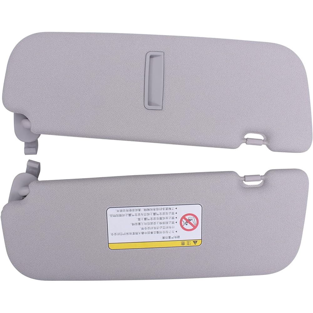 New Yall Sun Visor Sun Visor Left driver and right assistant seat side gray 2 packs