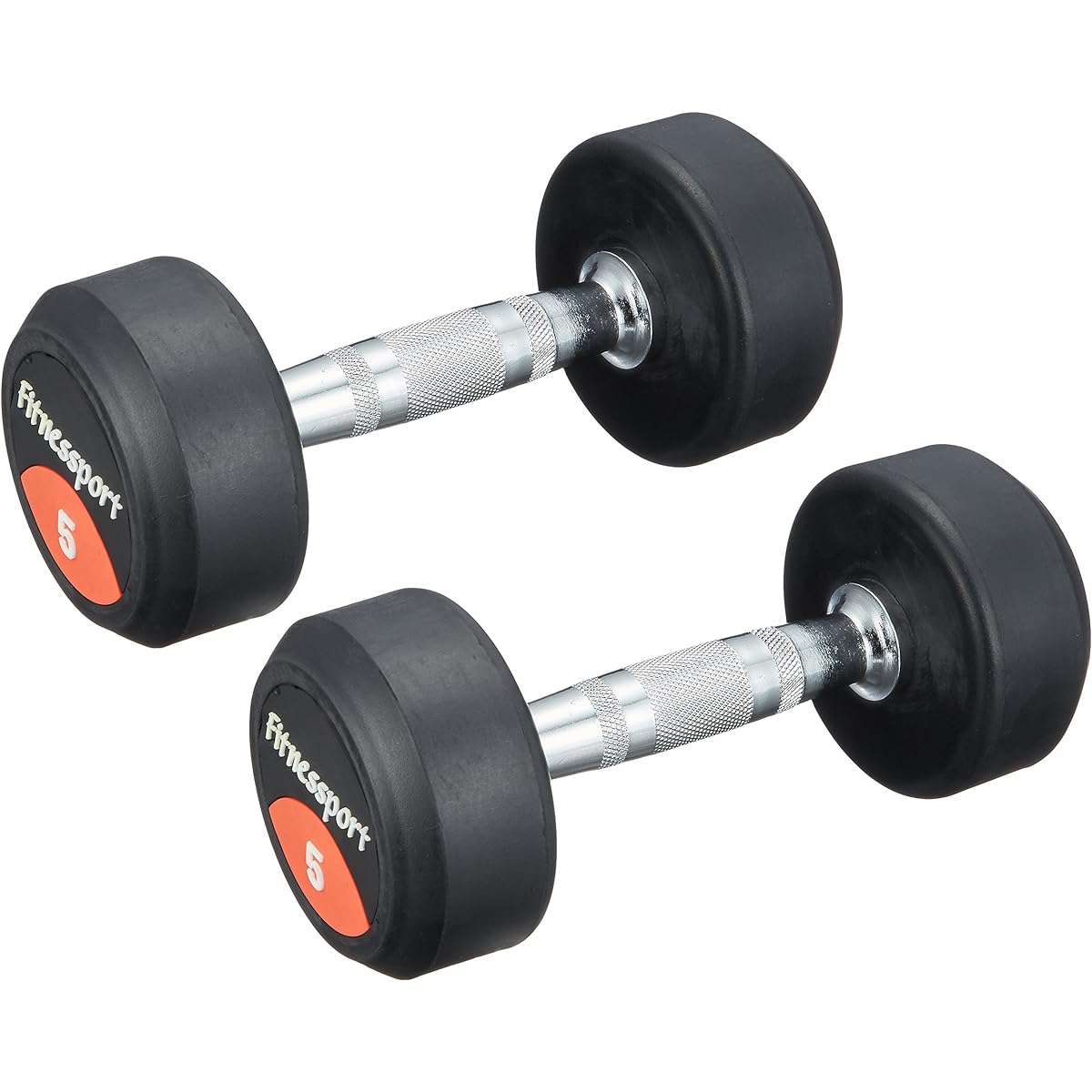 EVERNEW Rubber Dumbbell 5kg ETB464