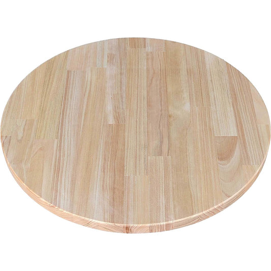 Shimizu Lumber Shop Round Top Plate Pine Wood 25*Φ500mm Jacobean