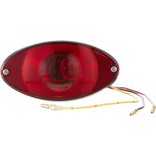 Kijima Motorcycle Bike Parts Tail Lamp Assy American Cat's Eye Plated 218-3005