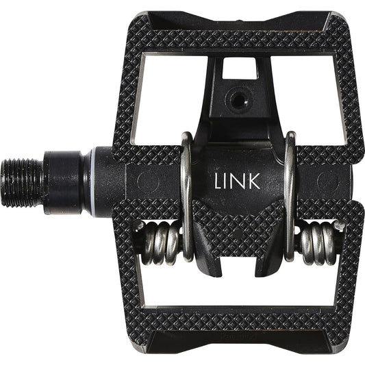 TIME Bicycle Road Bike Binding Pedals Lightweight Commuting to School or Town Riding Flat Pedals 2WAY Left and Right Set LINK Weight: 194g/One Side T2GR010 Black