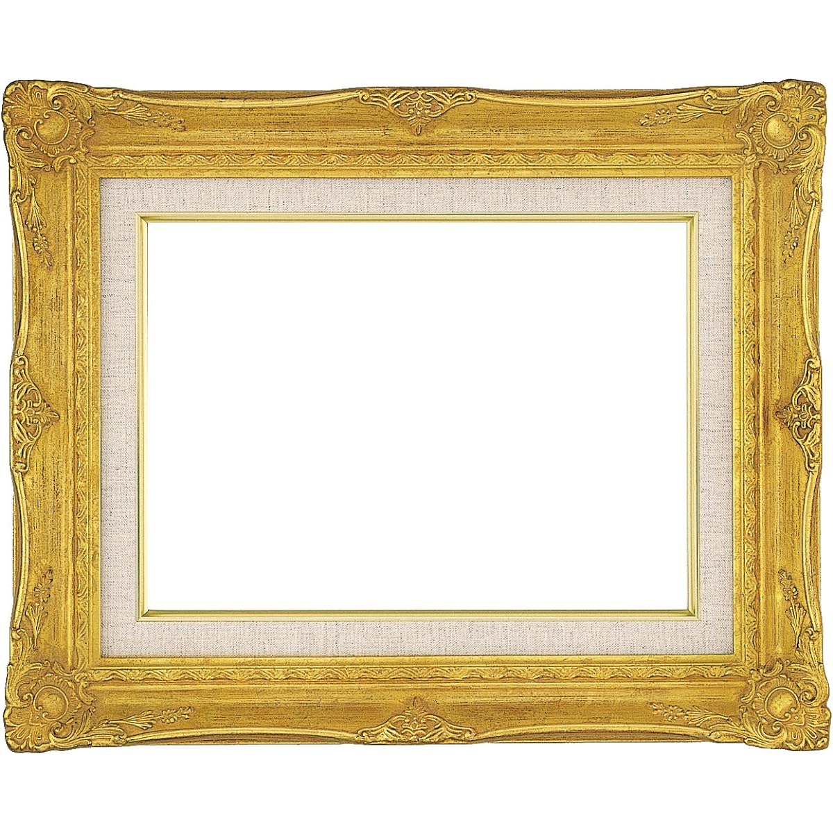 Large oil frame F12 gold acrylic 9232N