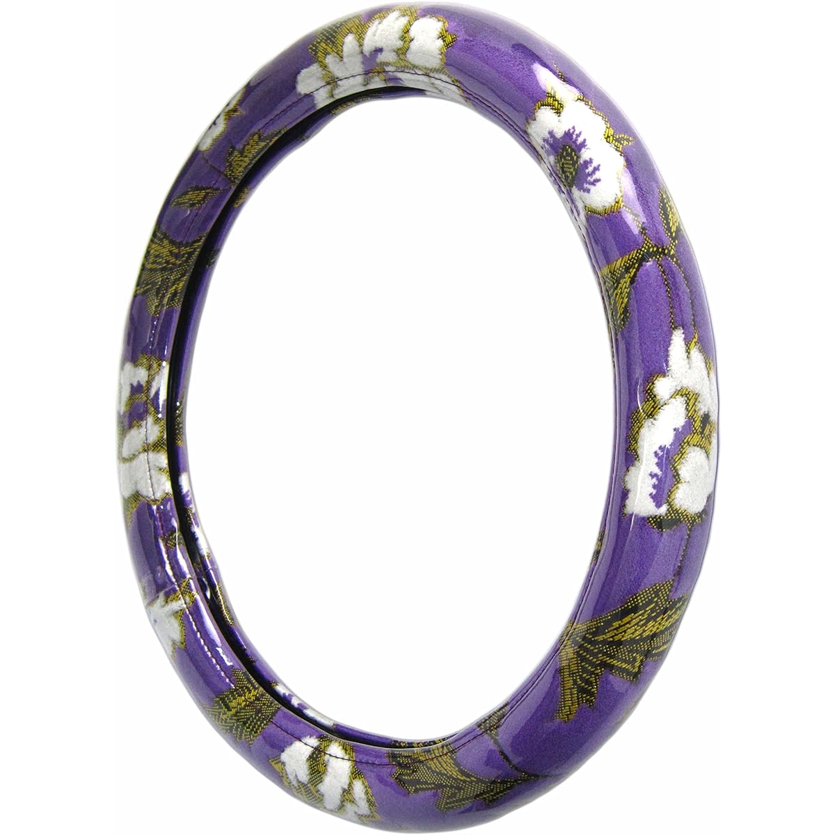 Steering Wheel Cover Extra Thick LM Button Purple