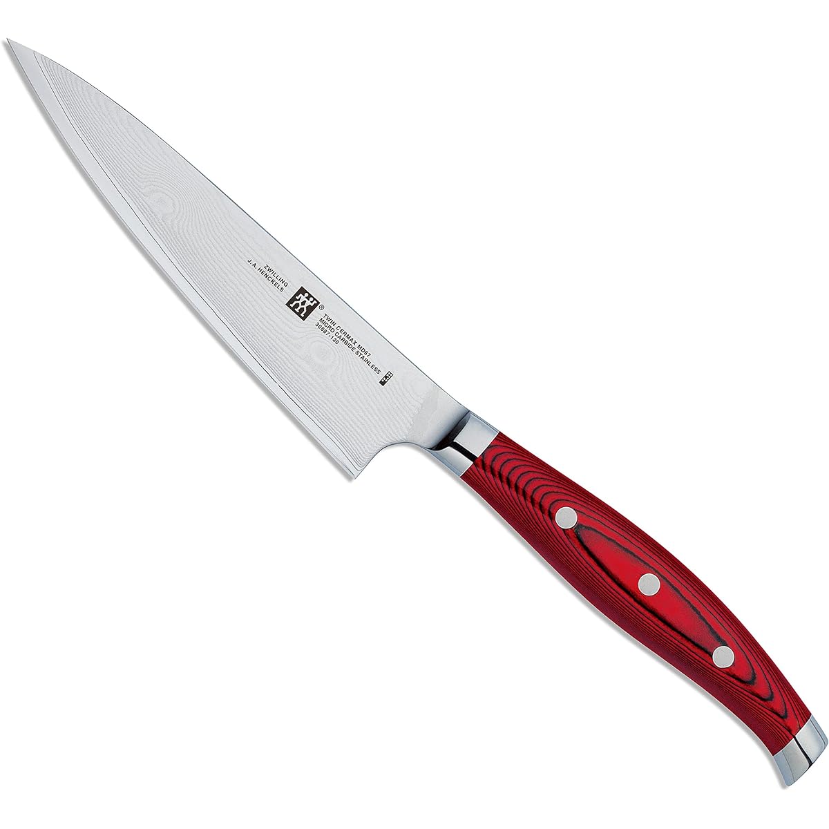 Zwilling "Twin Cell Max MD67 Petty Knife 130mm Made in Japan" Fruit Small Knife Damascus Multilayer Steel Made in Seki City, Gifu Prefecture [Authorized Japanese Product] 30887-130