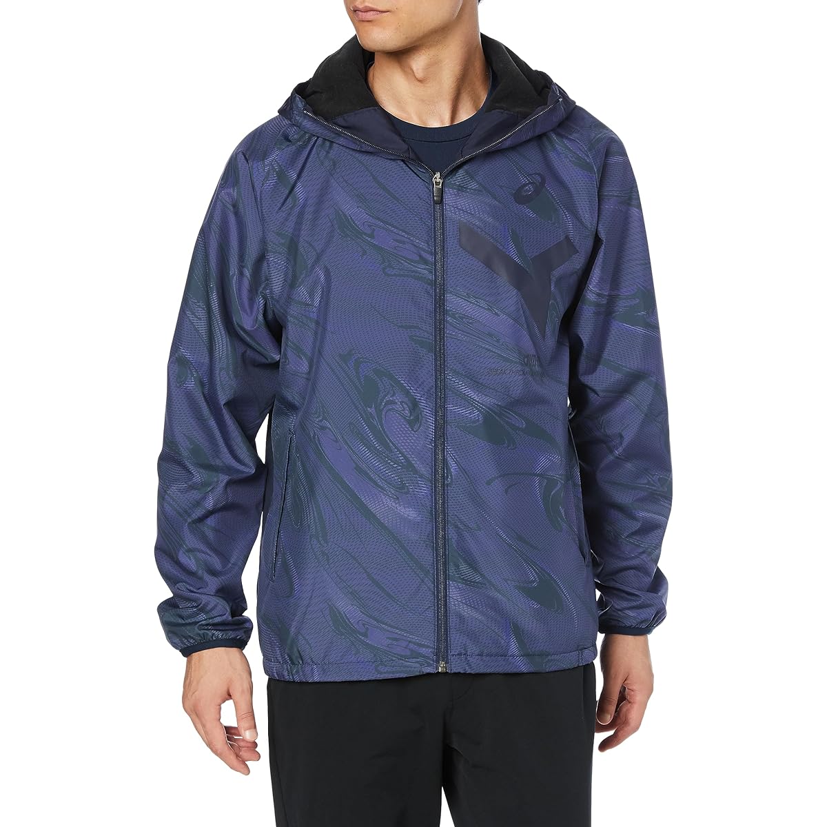 [ASICS] Training Wear A-I-M Graphic Back Tricot Windbreaker Hoodie 2031E270 Men's