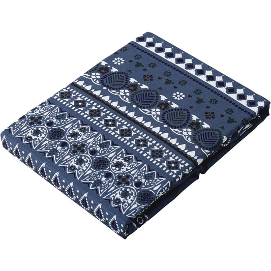 Tokyo Nishikawa Sevendays PI47000598B Comforter Cover, Duvet Cover, Bandana Pattern / Navy, King Size, Washable, Scandinavian, Quick Drying, No Ironing, Lightweight