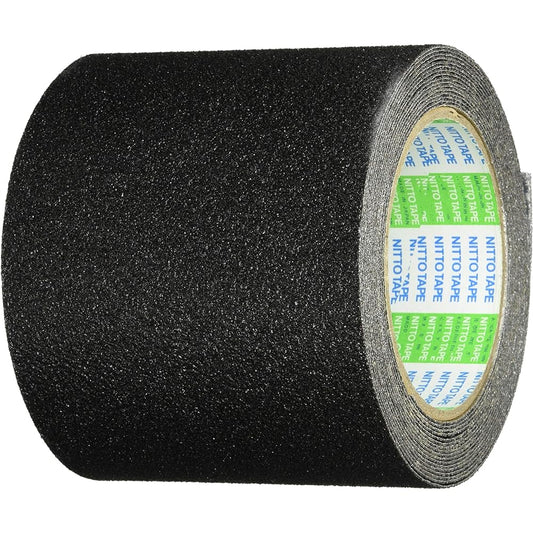 Nitto Denko Anti-skid tape AS-127BOX 1.0mmX100mmX5m Black AS127BOX100B (Quantity: 12 rolls)