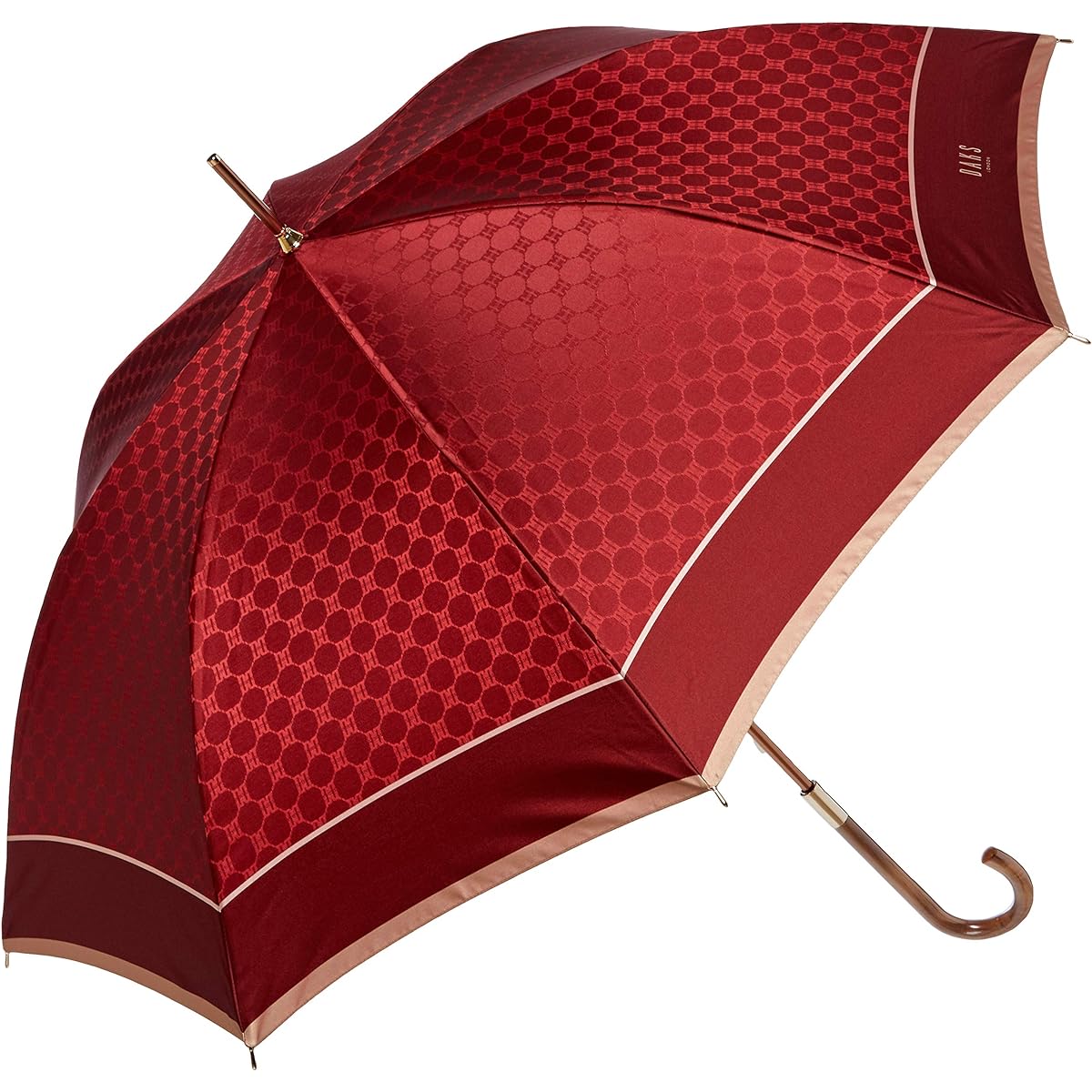 [Moonbat] Umbrella MOONBAT DAKS Monogram Jacquard Umbrella Long Umbrella Yarn-dyed Logo Simple Stylish Cute Made in Japan Present Gift Women Rim Length: 60cm