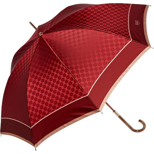 [Moonbat] Umbrella MOONBAT DAKS Monogram Jacquard Umbrella Long Umbrella Yarn-dyed Logo Simple Stylish Cute Made in Japan Present Gift Women Rim Length: 60cm