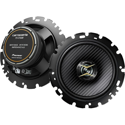Pioneer Speaker TS-F1640 16cm Custom Fit Speaker Coaxial 2-way High Resolution Compatible Carrozzeria