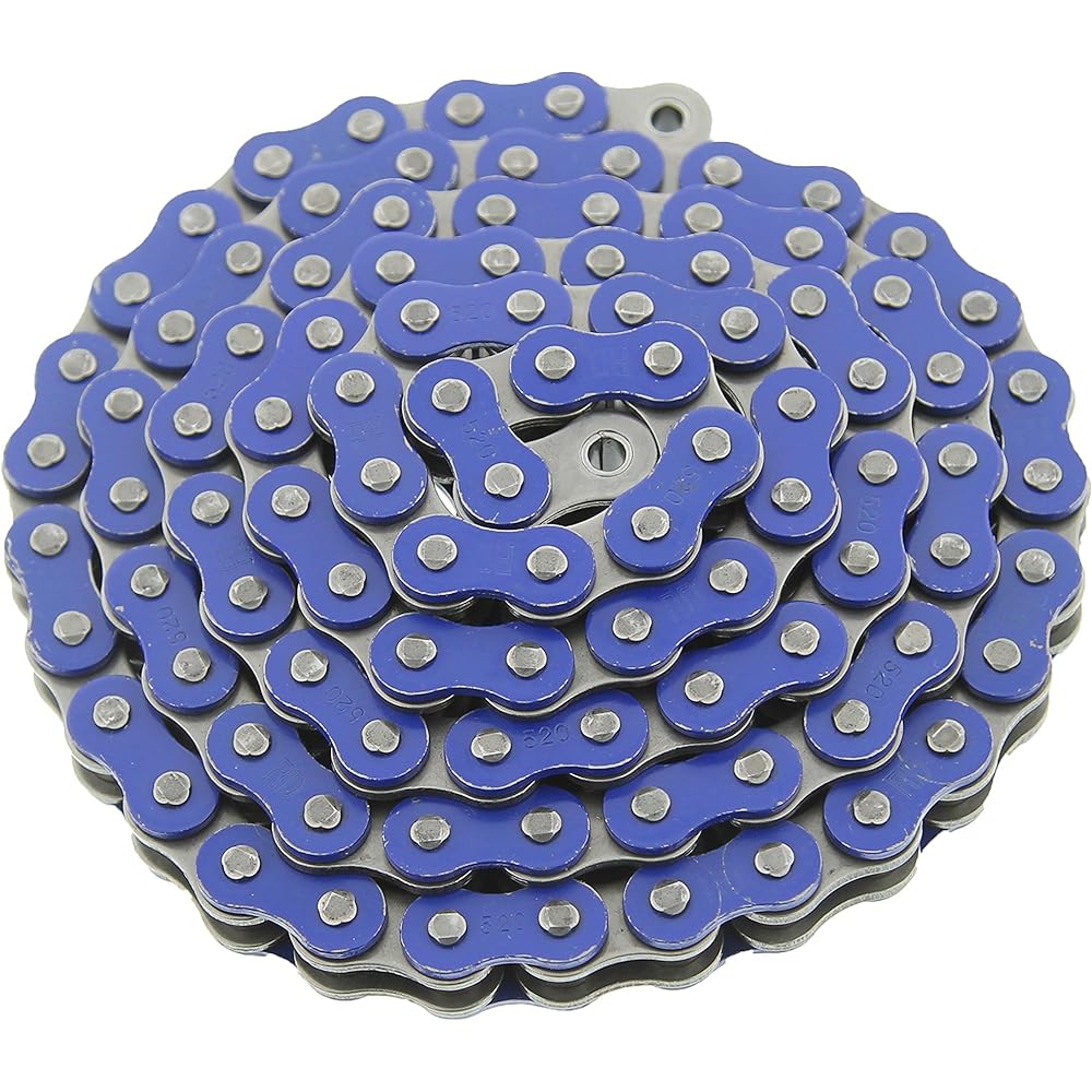 Blue non-O-Ring Chain 520-92L 1988-2006 Yamaha YFS200 YFS 200 Blaster 4 Wheeler