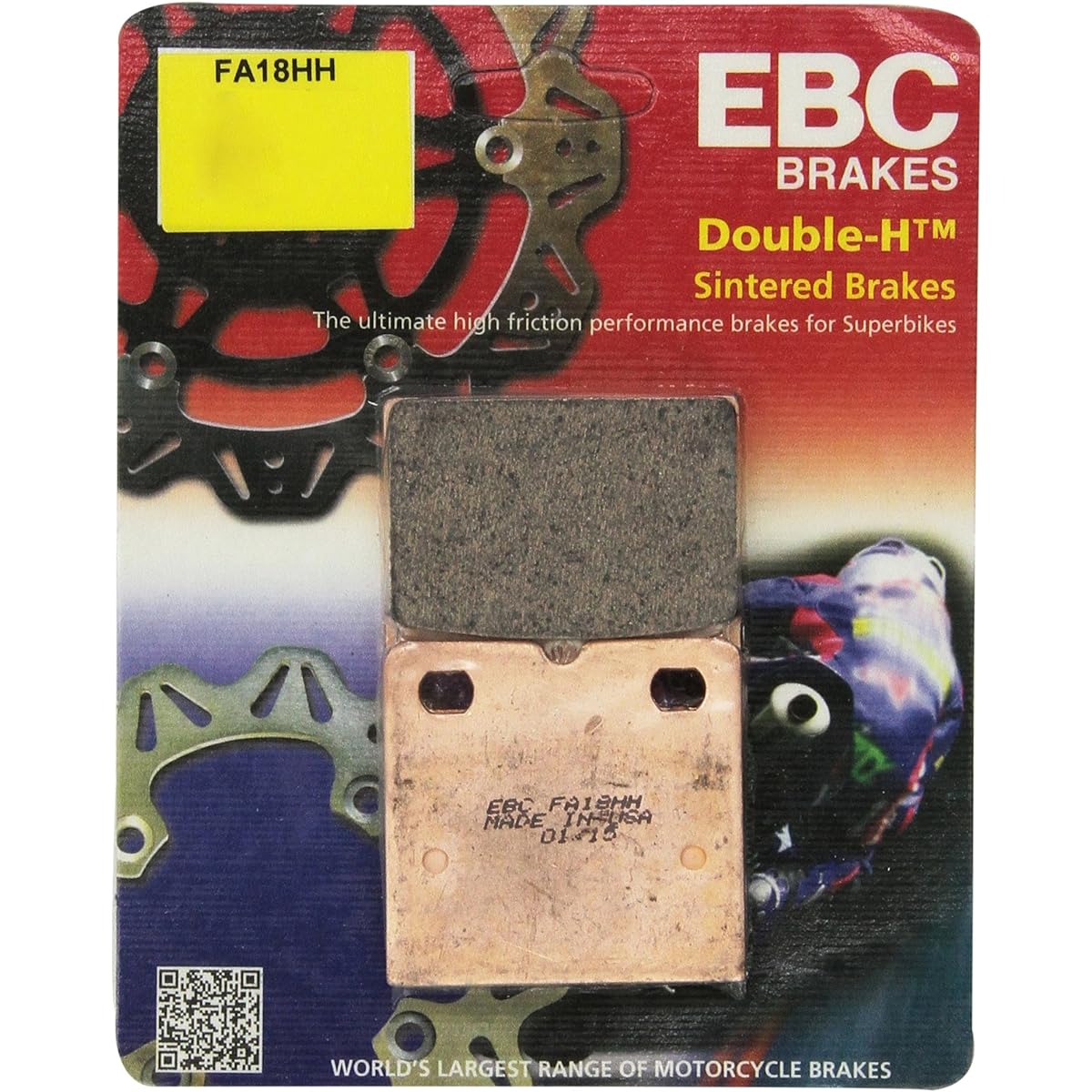 EBC brake FA18HH disc brake pad set