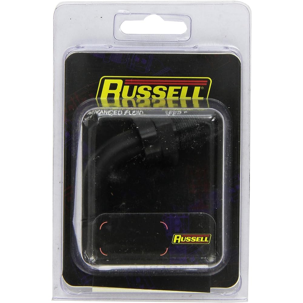 Russell 610185 Black 10-An 90 ° Full Flow Hose End