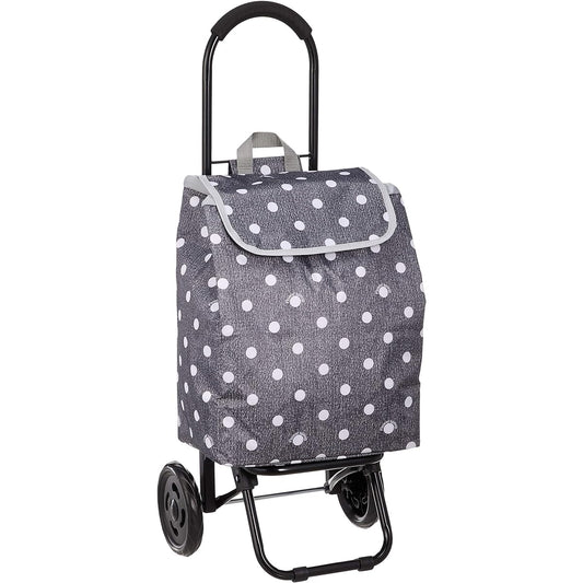 CHARMISS Shopping Cart Dot Gray 15-5008 Charcoal Gray