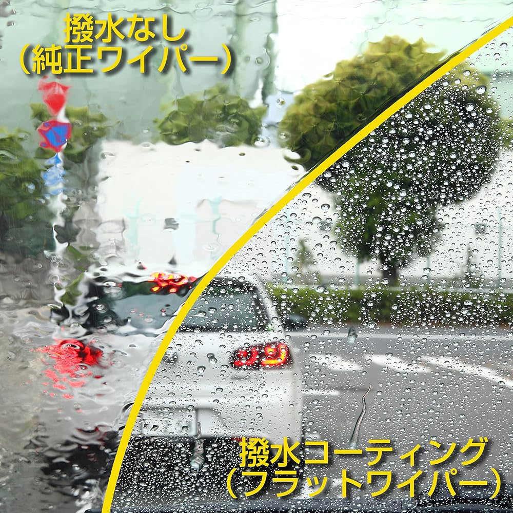 Wiper Blade Super Water Repellent Renault Lutecia Type 4 / Capture Only [Please check the 3rd image] Driver side 650mm Passenger side 350mm 1 car Eye Beauty S Flat Wiper IFW202