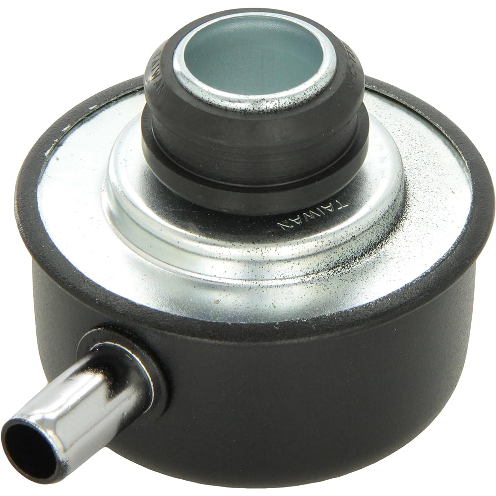 EDELBOCK 4413 Valve cover breezer round 2.25 inch height 90 degrees PVC port