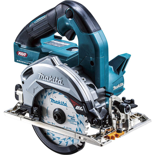 Makita 40Vmax 125mm Rechargeable Circular Saw (Blue) Battery, Charger, Case Sold Separately HS007GZ