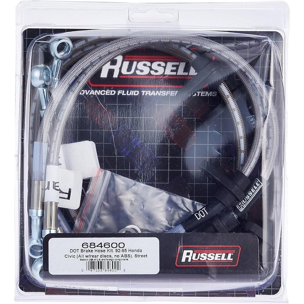 RUSSELL 684600 Brake Relain Kit (SS 92-95 Honda Civic)