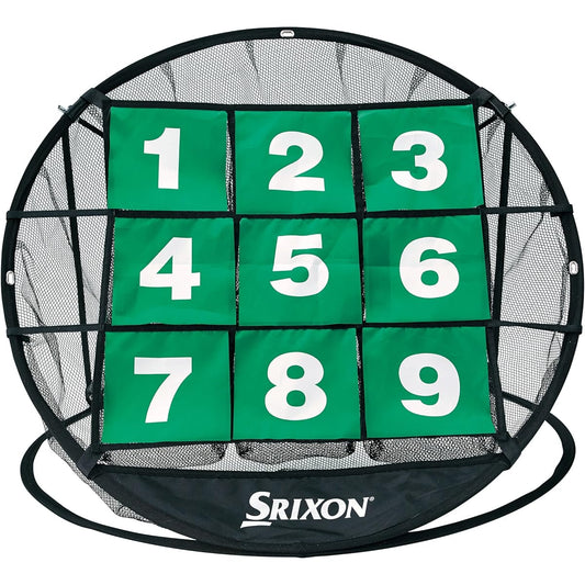 DUNLOP Practice Net SRIXON Chip in Bingo GGF-68108 White Storage Bag: (When used) Diameter 700mm, (When folded and stored) Diameter 370mm