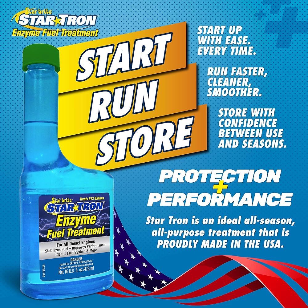 Star Tron Enzyme Fuel Treatment - Super Concentrated Diesel Formula - 32 oz