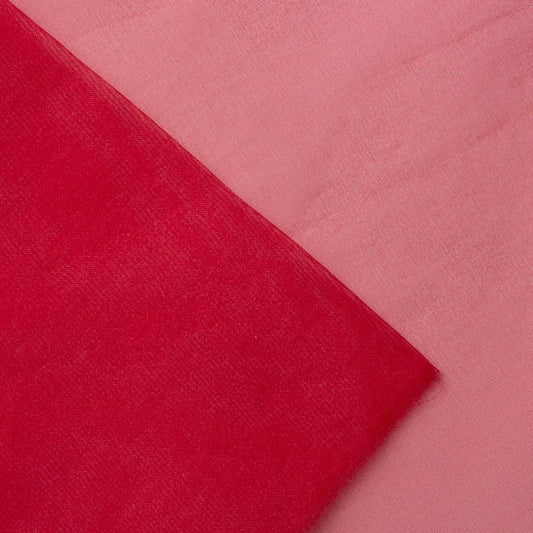 Cosmo Textile Polyester Organdy Fabric Width 112cm x 10m Cut Cut Red DD391-246-10M Crafts/Handmade Supplies